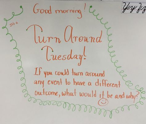 Teach Me Tuesday Ideas, Tuesday Check In, Tuesday Question Of The Day, Tuesday Writing Prompts, Tuesday Whiteboard Message, Tuesday Themes, Tuesday Prompts, Tuesday Whiteboard Prompt, Tuesday Morning Message