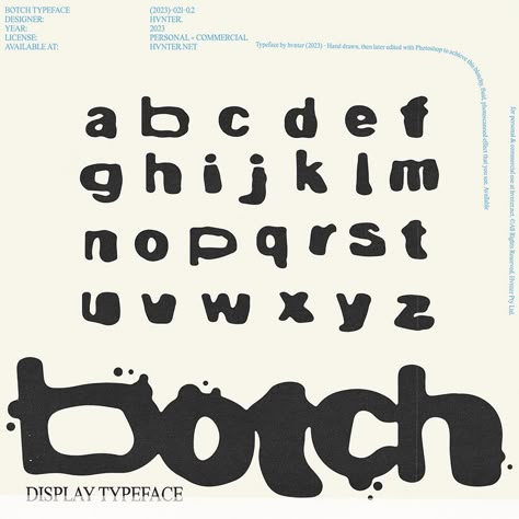 Download the BOTCH free webfont and use it to create stunning typographic designs for your website or app. This versatile font is perfect for headlines, body copy, and.#CoolFonts #TypographyLove #FontObsessed #CreativeType #FontFrenzy Cool Fonts Alphabet, Lettering Fonts Alphabet, Numbers Tattoo, Letters Tattoo, Alfabet Font, Mises En Page Design Graphique, Alphabet Graffiti, Fonts Dafont, Fonts For Tattoos