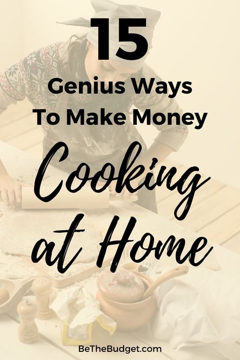 Selling Food From Home, Remote Jobs No Experience, Home Bakery Business, Food Business Ideas, Easy Ways To Make Money, Cooking Competition, Ways To Make Extra Money, Cooking At Home, Make Extra Money