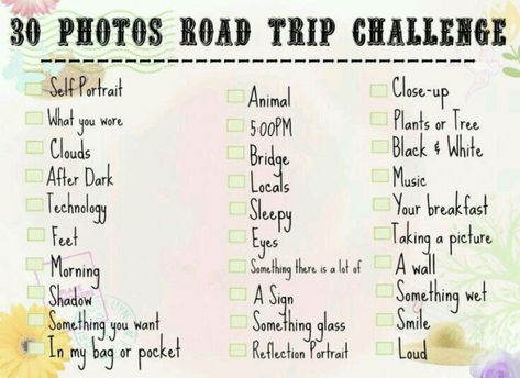 Road trip challenge #roadtrip #road #trip #pics Travel Photography Challenge, Vacation Photo Challenge, Travel Photo Challenge, Road Trip Journal Ideas, Photo Challenge Ideas, Photography Challenges, Road Trip Photography, Trip Photography, Photo Challenges