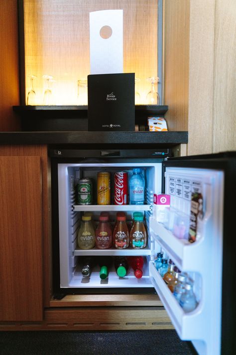 open black compact refrigerator filled with soda bottles photo – Free Hôtel royal (5* palace ) evian resort Image on Unsplash Dorm Fridge, Cool Mini Fridge, Mini Fridge With Freezer, Best Refrigerator, Mini Fridges, Compact Refrigerator, Royal Hotel, Guest Experience, Room Pictures