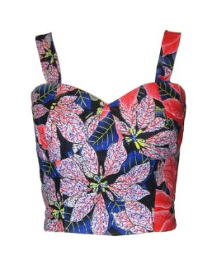 Very pretty from Fair + True How To Make A Tube Top, Tube Top With Straps, Bustier Outfit, Floral Bustier, African Tops, African Print Dress Ankara, African Print Dress, Ethical Clothing, Bustier Top