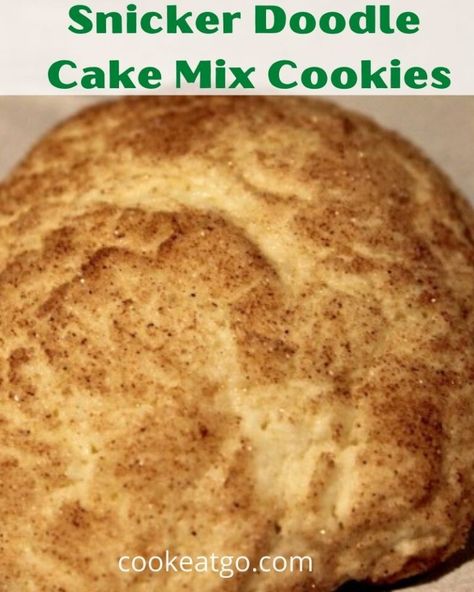 Snickerdoodle Cake Mix Cookies Recipe - Cook Eat Go Snickerdoodle Cake, Doodle Cake, Snickerdoodle Cookies Easy, Best Cake Mix, Cake Mix Cookie, Easy Cookie Recipe, Baking Secrets, Snickerdoodle Recipe, Pantry Ingredients