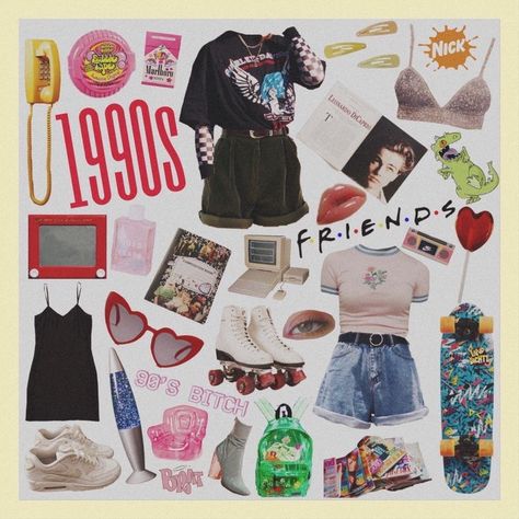 90/00 Aesthetic, 90s Outfits Aesthetic Vintage, 90s Graphic Tees Vintage Street Styles, 90s Aesthetic Moodboard, Vintage Moodboard Fashion, 1990s Mom Fashion, 90s Fashion Moodboard, 90s Mood Board Aesthetic, Anni 90 Aesthetic