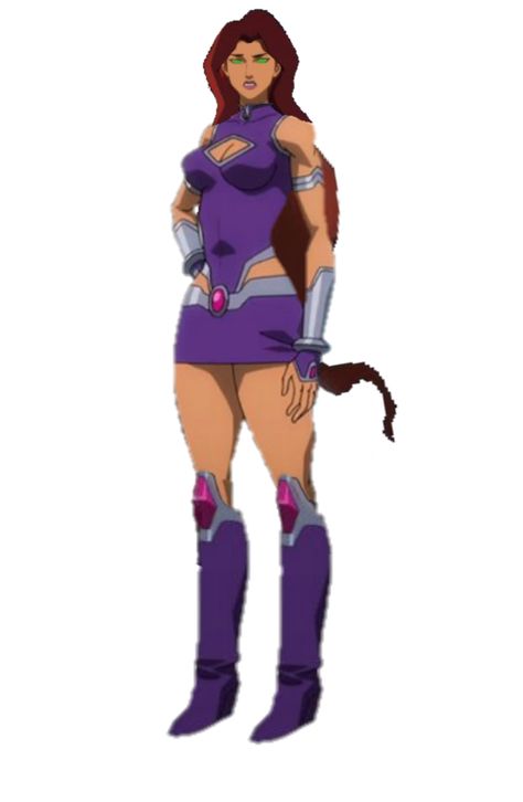 Teen Titans: Judas Contract Starfire Transparent by 13josh16 on DeviantArt Judas Contract Starfire, Young Justice Starfire, Teen Titans Judas Contract, Star Fire Cosplay, Judas Contract, Phil Bourassa, Starfire Dc, Fire Costume, Teen Titans Starfire