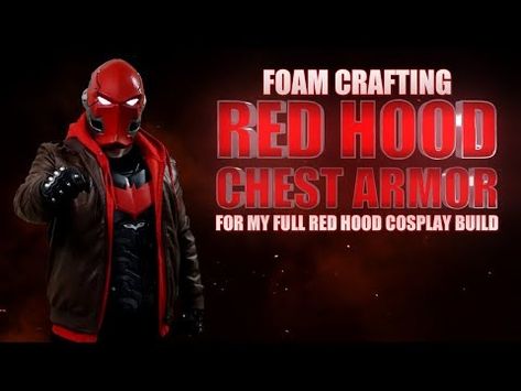 Foam Crafting Red Hood Chest Armor - YouTube Red Hood Cosplay, Chest Armor, Red Hood, Foam Crafts, About Time, Decor Project, The First, Buckle, How To Plan