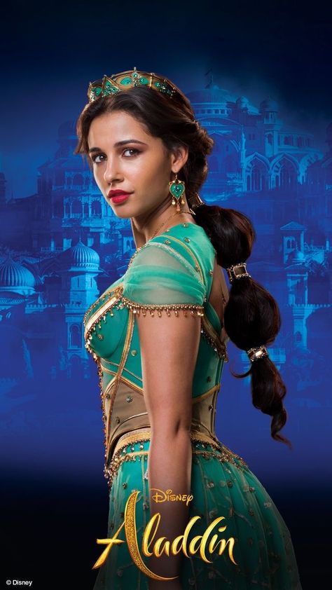 Aladdin Film, Aladdin Wallpaper, Aladdin Live, Princess Jasmine Costume, Disney Live Action Movies, Jasmine Aladdin, Aladdin 2019, Kutek Disney, Disney Princess Jasmine