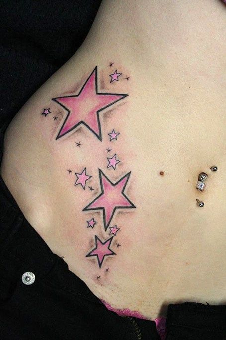 Pink Tattoo, Hip Tattoos Women, 1 Tattoo, Cover Up Tattoo, Dream Tattoos, Hip Tattoo, Star Tattoos, Dope Tattoos, Creative Tattoos