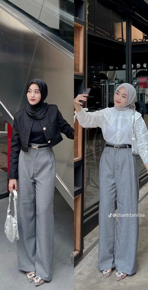 klik gambar ya #inspirasiootdberhijab #hijabootd #ootdhijabstyle #ootdcasualhijab #hijabstyleindo #ootdhijabsantai #ootdhijabsimple #stylehijabkekinian #ootdhijabers #inspirasihijab #ootdindonesia #ootdkece #ootdhijabindo #shopee #dailyshopeehaul #racunshopee #racuntiktok #ootdcewek #fashioncewek #fashioncewe #racunshopeehaul #racunhaulcewek #shopeehaul Style Kulot Hijab, Feminim Style Outfit, Outfit Kulot, Mix And Match Outfits Hijab, Korean Style Hijab, Outfit Ngampus, New Hijab, Rok Outfit, Outfit Hijab Casual