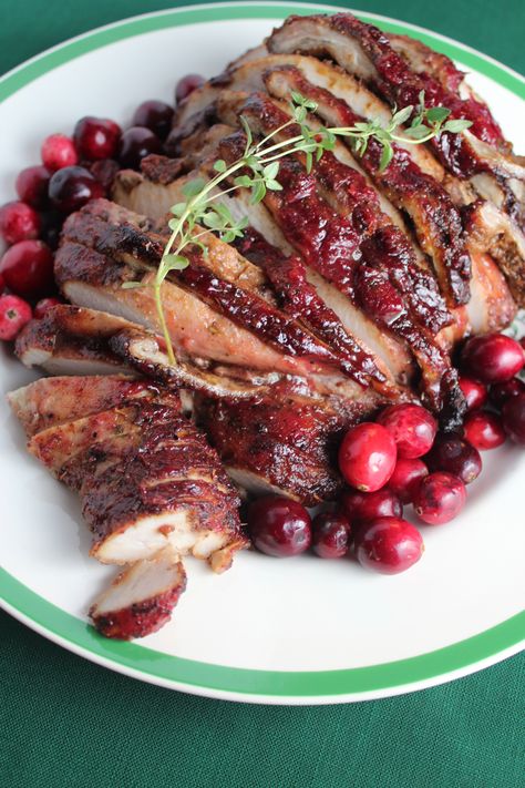 Cranberry Glazed Turkey, Turkey Breast, Cranberry Glaze, Thanksgiving Turkey, Christmas Turkey, Cranberry Turkey Breast Recipe Cranberry Glazed Turkey, Glazed Turkey Breast, Aip Sides, Glazed Turkey, Cranberry Turkey, Turkey Glaze, Gluten Free Thanksgiving, Turkey Breast Recipe, Turkey Recipes Thanksgiving