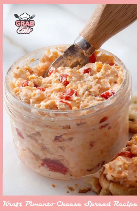 Kraft Pimento Cheese Spread Recipe || The Tastiest Cheese Dip Ever Kraft Pimento Cheese Spread Recipe, Pimento Cheese Spread Recipe, Cheese Spread Recipes, Pimento Cheese Spread, Kraft Cheese, Pimento Cheese Recipes, Spreadable Cheese, Pimento Cheese, Spread Recipes