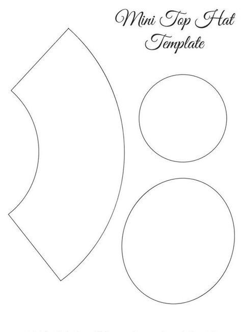 Top Hat Template, Diy Mad Hatter Hat, Mad Hatter Top Hat, Hat Template, Mad Hatter Hat, Mad Hatter Hats, Bow Template, Hat Patterns To Sew, Crazy Hats