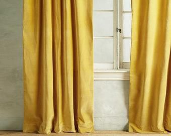 Custom curtains and drapes with the best by CustomCurtainsBeyond Anthropologie Curtains, Pink Velvet Curtains, Anthropologie Furniture, Yellow Curtains, Drop Cloth Curtains, Gold Curtains, Living Room Decor Curtains, Cool Curtains, Curtains Living