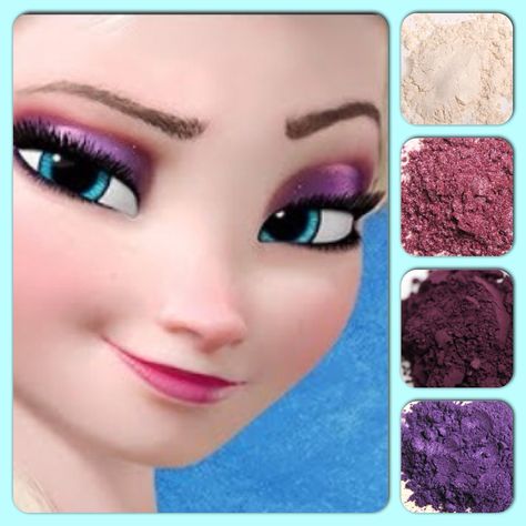 Elsa Makeup Look, Frozen Junior, Elsa Makeup Tutorial, Elsa Fancy Dress, Frozen Broadway, Elsa Makeup, Frozen Makeup, Makeup Motivation, Frozen Jr