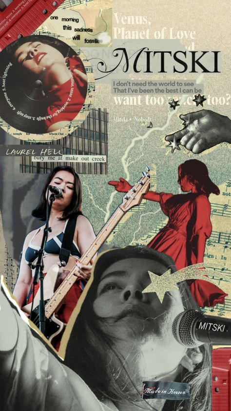 🥀 #mitski #music #wallpaper #red Ayesha Erotica, Kids Inspo, Music Collage, Music Poster Design, Wallpaper Red, Collage Poster, I Love My Wife, Im Going Crazy, Music Wallpaper