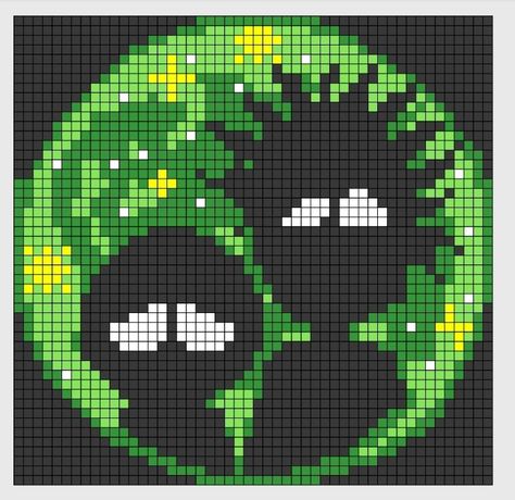 50x50 Pixel Art Grid, Pickle Rick Pixel Art, Pixel Art Knitting, Rick And Morty Alpha Pattern, Pixel Art Grid Pattern, Large Pixel Art Grid, Shrek Pixel Art, Rick And Morty Pixel Art, Pixel Art Reference