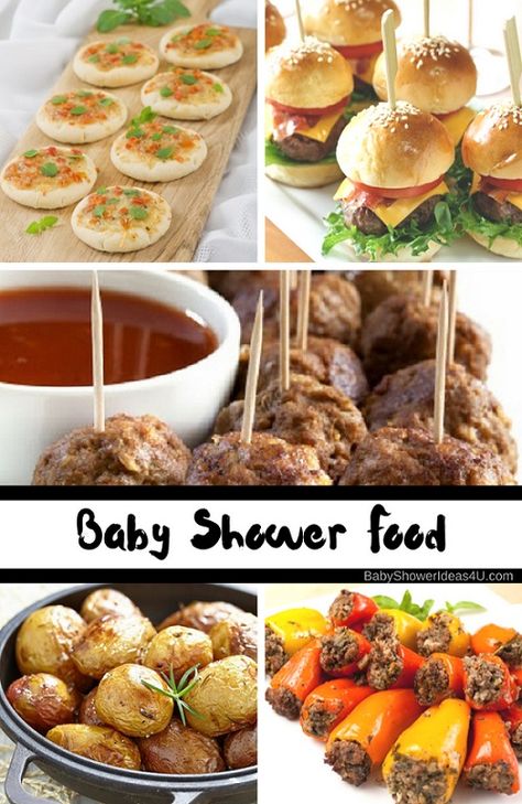 Simple Baby shower food ideas, fingerfood baby shower food recipes, baby shower food recipes, baby shower punch drinks recipes, baby shower recipes, food Simple Baby Shower Food, Baby Shower Food Easy, Food Baby Shower, Baby Shower Appetizers, Baby Shower Finger Foods, Baby Shower Food Ideas, Shower Food Ideas, Tomato Snacks, Chicken Smothered