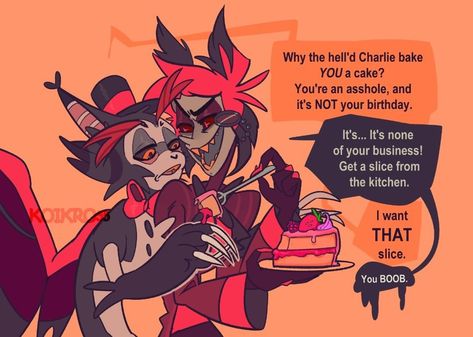 @koikro55 on Instagram: “It's day one of #asexualalastorweek over on Twitter! #asexualalastor #hazbinhotelfanart #hazbinhotel #alastor #asexual” Husker And Alastor, Husker X Alastor, Ace Alastor, Husk X Alastor, Ace Comics, Hazbin Hotel Husk, Monkie Kid, Alastor Hazbin Hotel, Oc Art