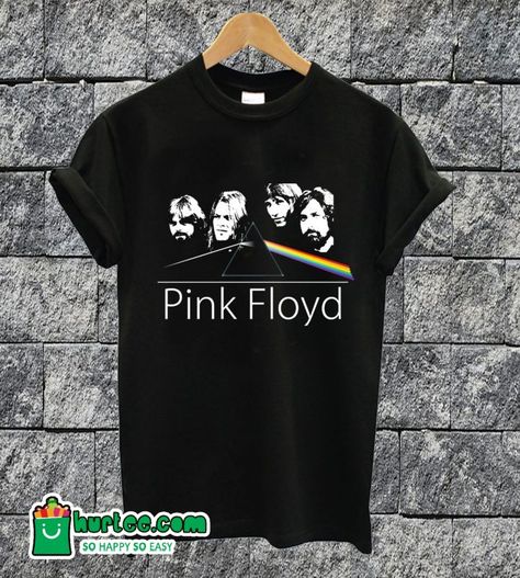 Pink Floyd Band T-shirt Pink Floyd Tshirts, Pink Floyd Shirt Outfit, Pink Floyd Clothes, Pink Floyd Necklace, Pink Floyd Outfit, Pink Floyd Band, Pink Floyd Shirt, Pink Floyd T Shirt, Girls Support Girls