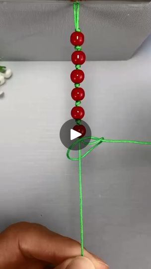 1.1M views · 13K reactions | How to tie a simple and pretty red beaded bracelet #bracelet #diy #DIY | Craft 1 Minute | Craft 1 Minute · Original audio 7 Knots Bracelet Diy, Simple Beaded Bracelets, Dog Clothes Patterns Sewing, Red Beaded Bracelet, Diy Beaded Bracelets, Diy Bracelets Easy, Jewelry Knots, Diy Friendship Bracelets Patterns, Bracelet Knots