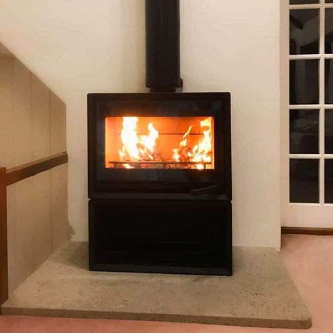 Stove Hearth Ideas, Wood Stove Hearth Ideas, Free Standing Wood Burning Stove, Freestanding Wood Stove, Free Standing Wood Stove, Wood Stove Surround, Stove Hearth, Hearth Ideas, Woodburning Stove Fireplace