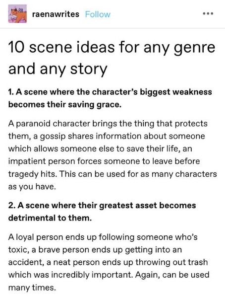 Ideas For Characters, Story Help, Scene Ideas, Story Tips, Writing Plot, Writing Inspiration Tips, Writing Things, Writing Books, Writing Prompts For Writers