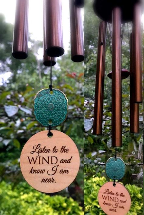 Remembering A Loved One, In Sympathy, Sympathy Wind Chimes, Personalized Wind Chimes, Hurt Heart, Memorial Wind Chimes, Memorial Garden, Patina Finish, Amazon Handmade