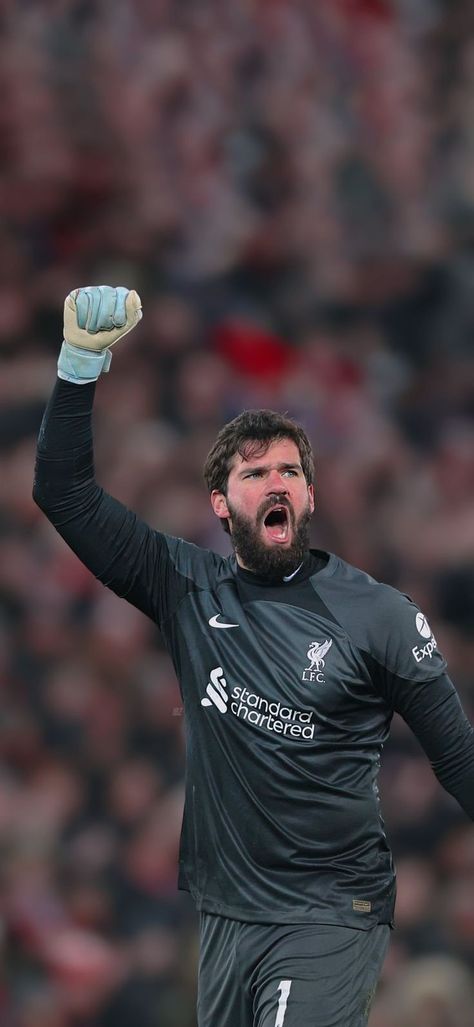 Alisson Becker Wallpaper Alison Becker, Liverpool Football Club Wallpapers, Liverpool Wallpapers, Really Good Comebacks, Liverpool Players, Best Football Team, Goalkeeper Gloves, Good Comebacks, Liverpool Football Club