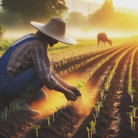 A farmer working in his field #FarmerAtWork#FieldWork#FarmingLife#Agriculture#FarmerLife#RuralLife#Fieldwork#Harvesting#FarmLife#CultivatingCrops www.vinxta.com Farmer Working, Agricultural Land, A Farmer, Rural Landscape, Cebu, Agriculture, Instagram A, Farmer, On Instagram