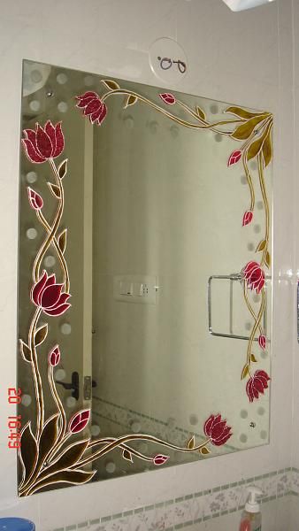 Design On Mirror, Bedroom Window Design, Fancy Mirrors, Learning Crafts, Mirror Decor Ideas, Jewelry Storage Diy, Wood Furniture Living Room, Glass Painting Patterns, Kids Room Paint