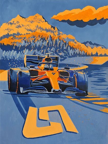 Vintage F1 Poster Mclaren, Formula 1 Art Paintings, Lando Norris Painting, Formula One Art, F1 Art Paintings, Formula 1 Painting, Engineering Painting, Lando Norris Poster, F1 Prints