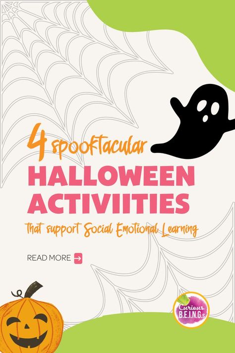 4 Halloween Activities for Kids that Promote Social Emotional Learning Halloween Social, Circle Time Activities, Social Emotional Activities, Halloween Activities For Kids, Spooktacular Halloween, Time Activities, Social Activities, Fun For Kids, Halloween Activities