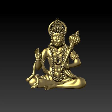 50 God Murti 3D Models for Download | Cadwala Hanuman Ji Pendant Gold, Hanuman Ji Murti, God Pendant, Ram Image, Pooja Room Door Design, Lord Rama, Shiva Painting, Hanuman Ji, Mens Gold Jewelry