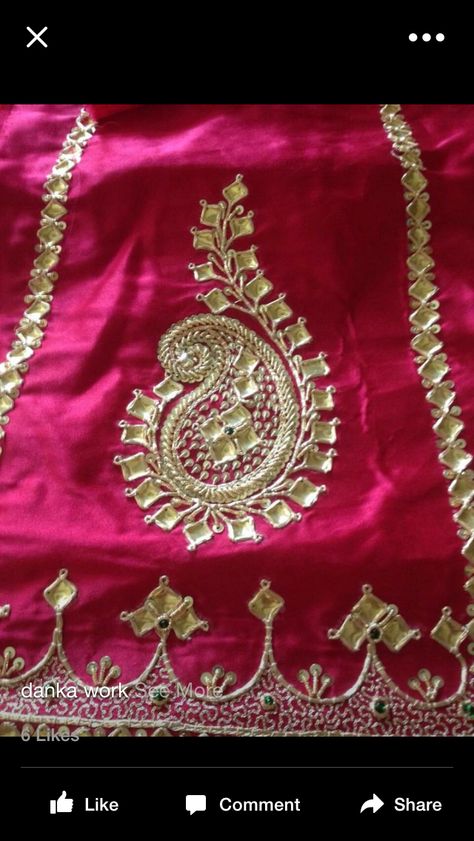 Danka Work, Rajasthani Motifs, Gotapatti Work, Ladies Suits Indian, Rajasthani Dress, Embroidery Suits Punjabi, Suits Punjabi, Cotton Saree Designs, Hand Embroidery Dress