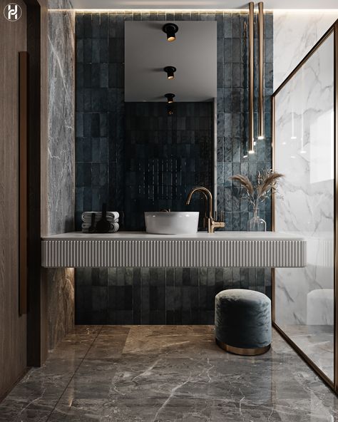 Washroom Design, Modern Toilet, Bathroom Design Decor, Toilet Design, Bathroom Inspiration Decor, Bathroom Design Luxury, Decoration Inspiration, Dream Bathroom, Modern Bathroom Design