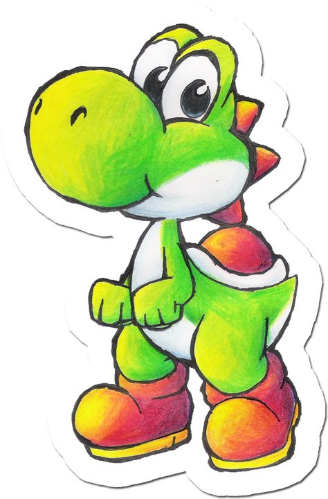 Yoshi Tattoo, Yoshi Art, Yoshi Drawing, Island Artwork, Simple Line Drawings, Super Mario Art, Cute Small Tattoos, Nintendo Art, Turtle Painting