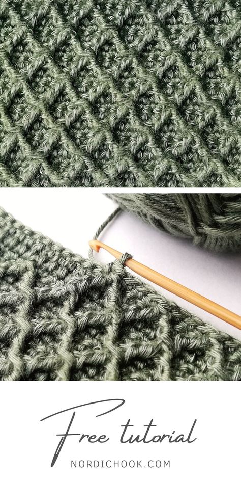 Nesting V Stitch Crochet, Crochet Celtic Stitch, Celtic Weave Stitch Crochet, Crochet Lattice Stitch, Tall Crochet Stitches, Alpine Stitch Crochet Blanket, Textured Crochet Stitches, Surface Crochet, Crochet Cables