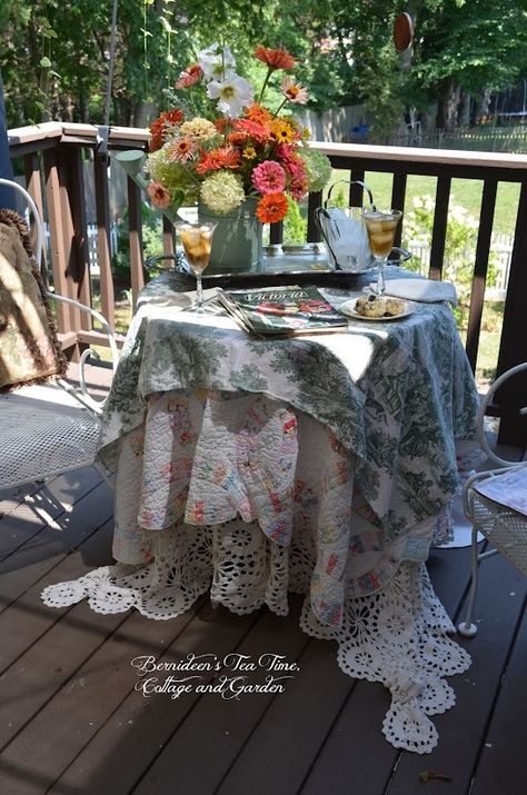 Bernideen's Tea Time, Cottage and Garden: THE ALLURE OF THE QUAINT SHOPS FROM YESTERYEAR for "Tea In The Garden" Tea In The Garden, Victoria Magazine, I Always Love You, House Cottage, Fashion Organization, Teapots And Cups, The Deck, Masquerade Ball, Edwardian Era