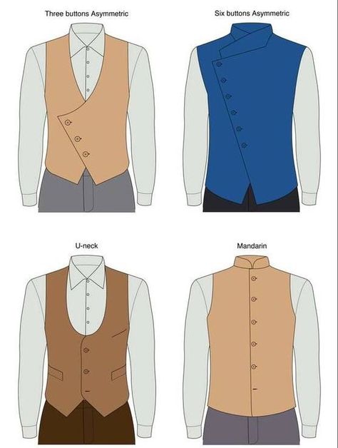 Vest Types Men, Vest Designs Men, Dress Vests For Men, Types Of Coats Men, Vest Styles For Men, Vest Pattern Men, Suit Vest Outfits Men, Men’s Vest, Vest Drawing Reference