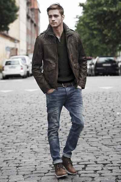 75 Fall Outfits For Men - Autumn Male Fashion And Attire Ideas Mens Fashion Quotes, Mens Fashion Business, Mens Fashion Smart, Mens Fashion Rugged, Mens Fashion Photography, Hipster Mens Fashion, Classic Brown, Mode Casual, Mens Fashion Fall