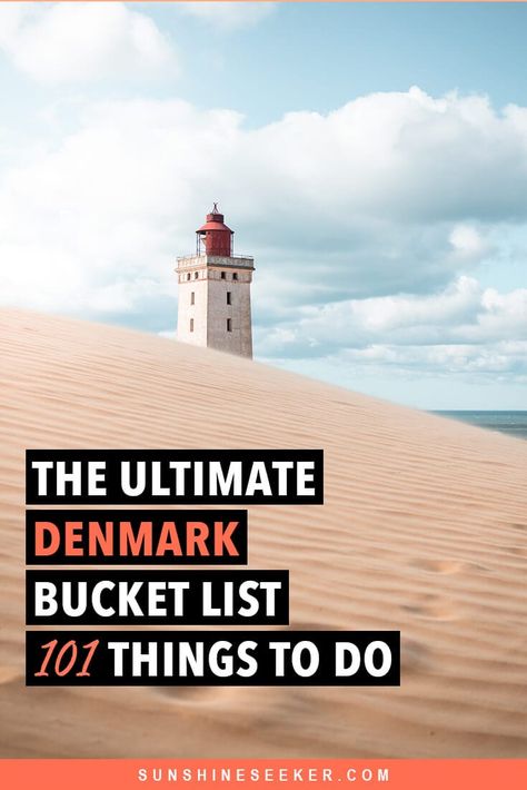 The ultimate Denmark bucket list: 101+ awesome things to do | Sunshine Seeker Denmark Bucket List, Short Travel Quotes, Denmark Travel, Adventure Camping, Travel Images, Aarhus, Europe Travel Tips, Reykjavik, Awesome Things