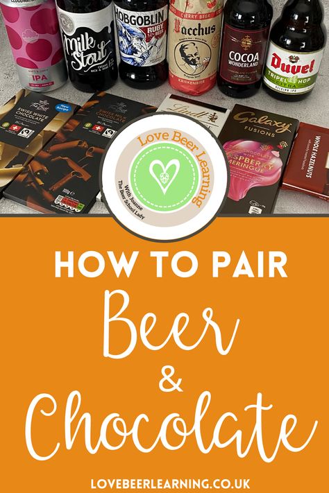 Hosting a beer and chocolate pairing is easy. All you need are some delicious chocolates, a few beers, and your friends. ⁣⁣ Here are my top tips for pairing beer with chocolate and a few recommendations for you to try. #beer #beerandchocolatepairing #beerandfoodpairing #beertasting Beer And Chocolate Pairing, Raspberry Beer, Chocolate Tasting, Fruit And Nut Bars, Flavored Beer, Fruit Beer, Beer Pairing, Chocolate Pairings, Christmas Beer