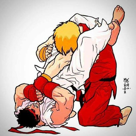 Ken & Ryu BJJ Jiu Jutsu, Mma Gym, Jiu Jitsu Training, Bjj Belts, Street Fighter Art, Ju Jitsu, Hapkido, Qi Gong, Martial Artists