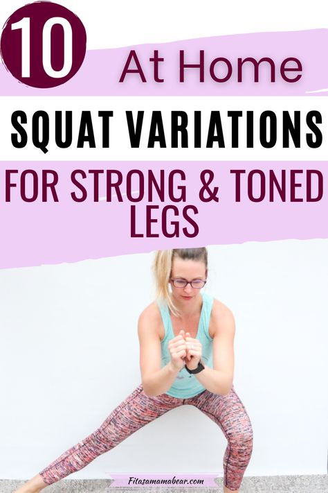 Squats Workout At Home, Different Types Of Squats Exercises, Squat Variations Exercises, Different Squats And What They Do, Types Of Squats Exercises, Different Types Of Squats, Different Squats, Squats Exercise, Squats At Home