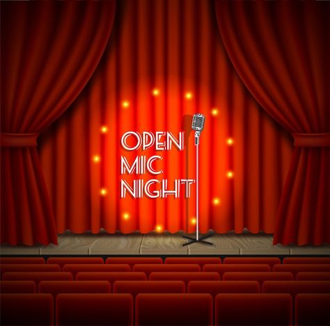 Open Mic Poster, Stand Up Comedy Poster, Comedy Poster, Announcement Poster, Cinema Idea, Stand Up Show, Open Mic Night, Graveyard Shift, Comedy Nights