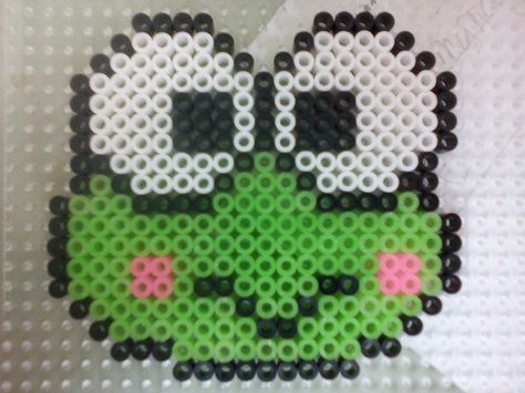 kerropi Kerropi Perler Beads, Perler Cute, Melting Beads Patterns, Cute Perler Beads, Melt Beads Patterns, Star Student, Pixel Beads, Easy Perler Beads Ideas, Fuse Bead Patterns