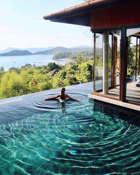 Best hotel with perfect pool view in phuket #thailand #phuket #sripanwa #thingstodo Thailand Honeymoon, Full Moon Party, Thailand Travel Tips, Thailand Travel Guide, Countries To Visit, Destination Voyage, Phuket Thailand, Krabi, Pattaya