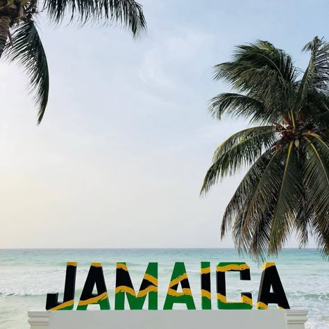 Jamaica Aesthetic Wallpaper, Jamaica Aesthetic, Trip To Jamaica, Jamaican Vacation, Jamaica Map, Travel Caribbean, Vision Board Ideas, Digital Vision Board, Jamaican Flag