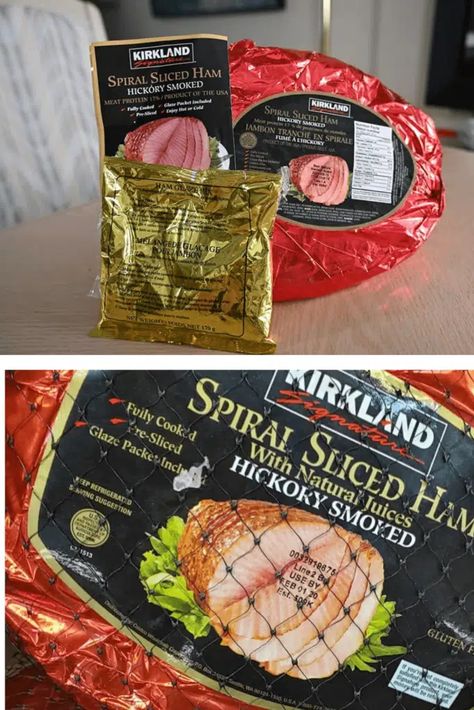 How To Cook Costco Spiral Ham - Half-Scratched Costco Ham In Crockpot, Kirkland Ham Recipe, Pre Cooked Ham In Crockpot, Costco Spiral Ham, Costco Ham, Spiral Ham Crockpot, Best Spiral Ham Recipe, Ham Cooking Time, Hickory Ham