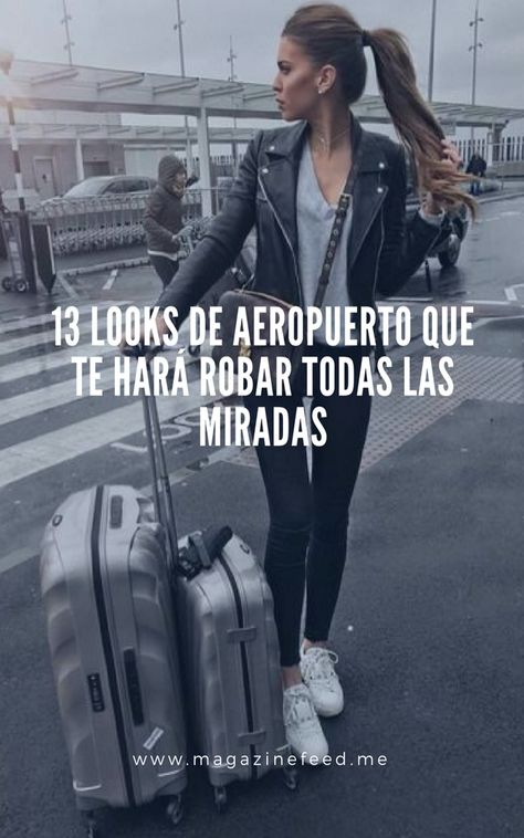 ✈️👗✨ ¡Viajar en avión nunca había sido tan estiloso! Descubre 6 ideas para vestir cómoda y con estilo durante tus aventuras aéreas. 👩‍✈️🛫 Desde conjuntos relajados pero chic hasta trucos para combatir el frío en cabina, esta guía te ayudará a lucir impecable en cada vuelo. Caravan Interior, Outfit For Travel, International Travel Tips, Trip Outfits, Outfit Mujer, Casual Stylish, North America Travel, Business Travel, Outdoor Travel